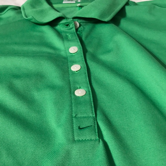 Nike Sleeveless Polo Top Green - Picture 6 of 8